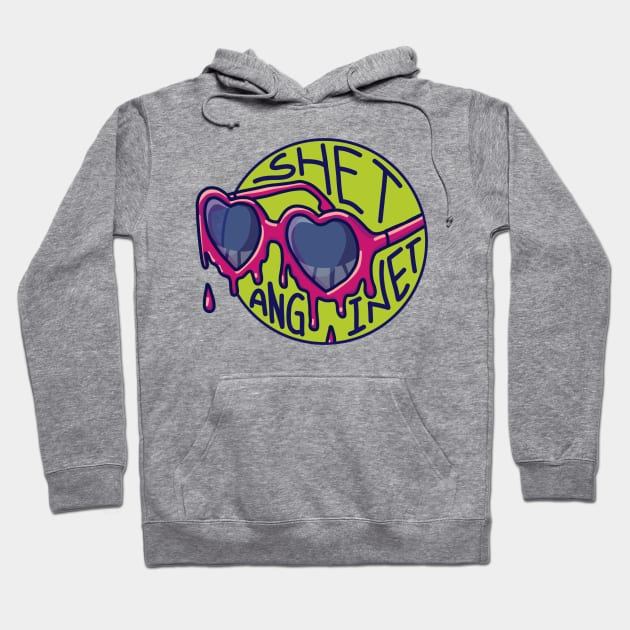 Shet ang Inet Heart Shades Hoodie by Reivennant